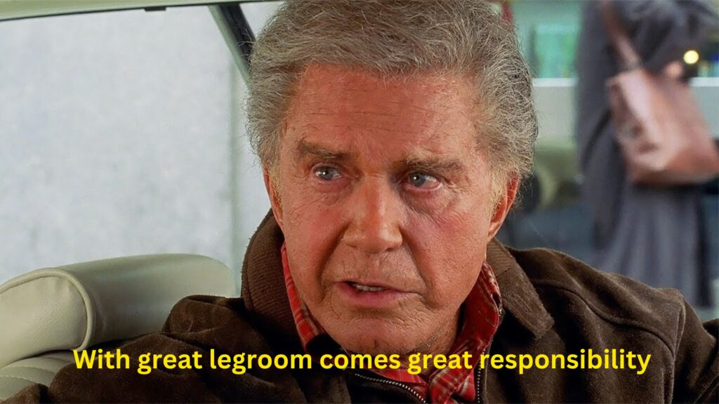 with great power comes great responsibility - exit row legroom